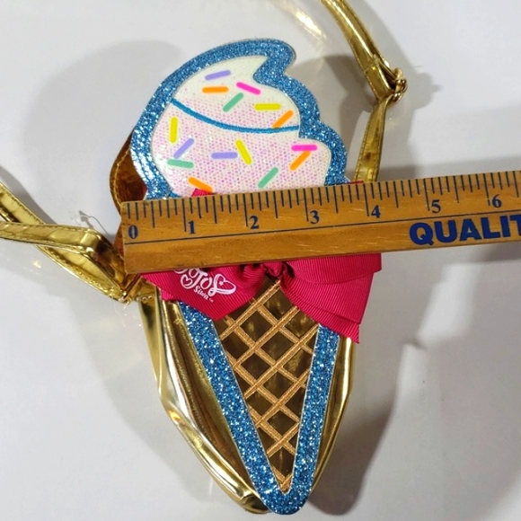 JoJo Siwa Girl Crossbody Purse Sneaker Ice Cream Choss Style. - Picture 11 of 13